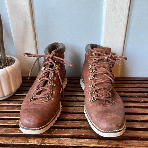 Cole Haan Men's ZERØGRAND Hiker Boot Brown - Picture 1 of 11